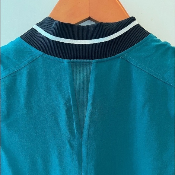 RAG & BONE Ribbed Neck Sleeveless Green Shift Dress Size L - Picture 10 of 16